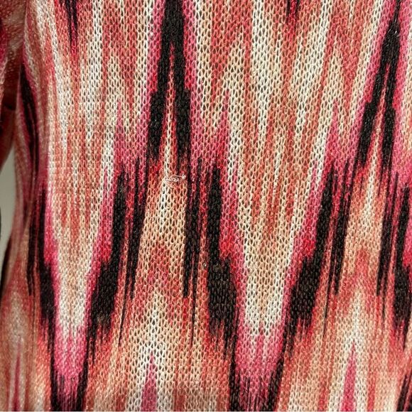 LuLaRoe Colorful Chevron Patterned Sarah open duster size extra small - Picture 6 of 13
